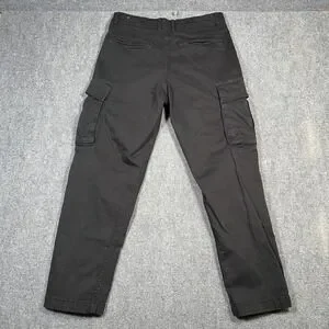 Zara | Pants | Zara Cargo Pants Mens 3 Black Dnwr Utility